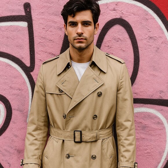 Vintage Authentic Christian Dior Monsieur Trench Coat – 1980s - Picture 11 of 12